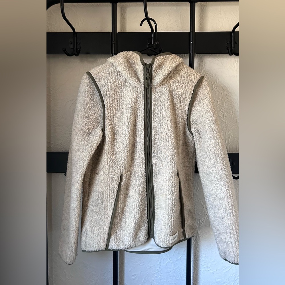 REI Cream Sherpa Jacket